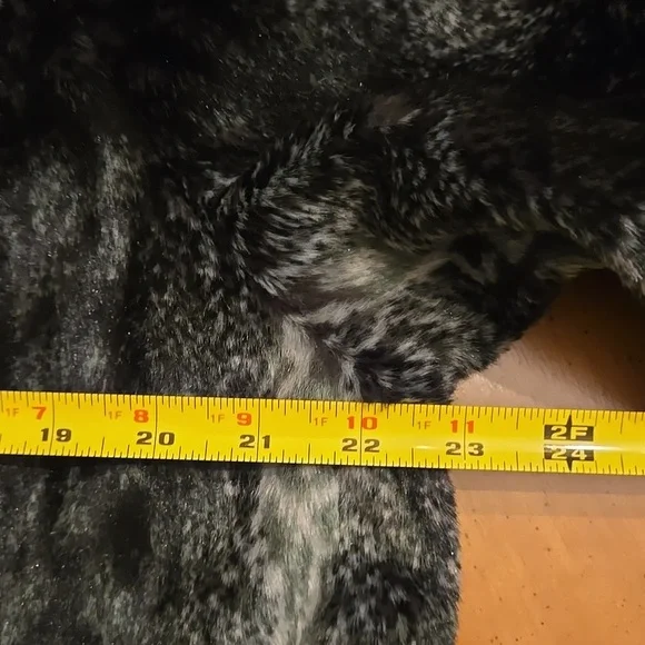 🌞Host Pick🌞Marks & Spencer Per Una Faux Fur Swing Jacket L - Picture 8 of 10